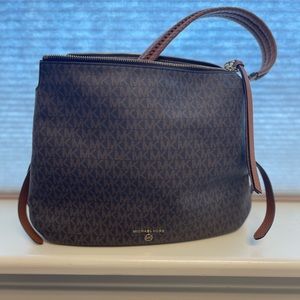 Large Michael Kors Logo Shoulder Bag